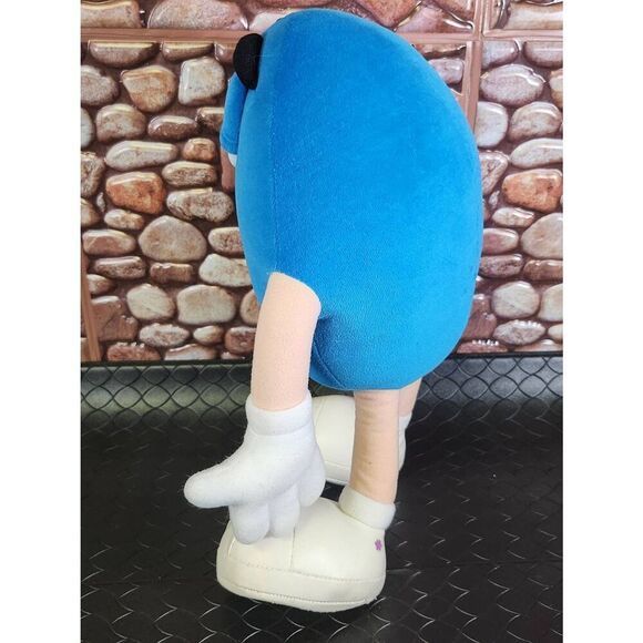 M&M Guy 1997 blue original plush character 14” #B15 - Picture 5 of 13